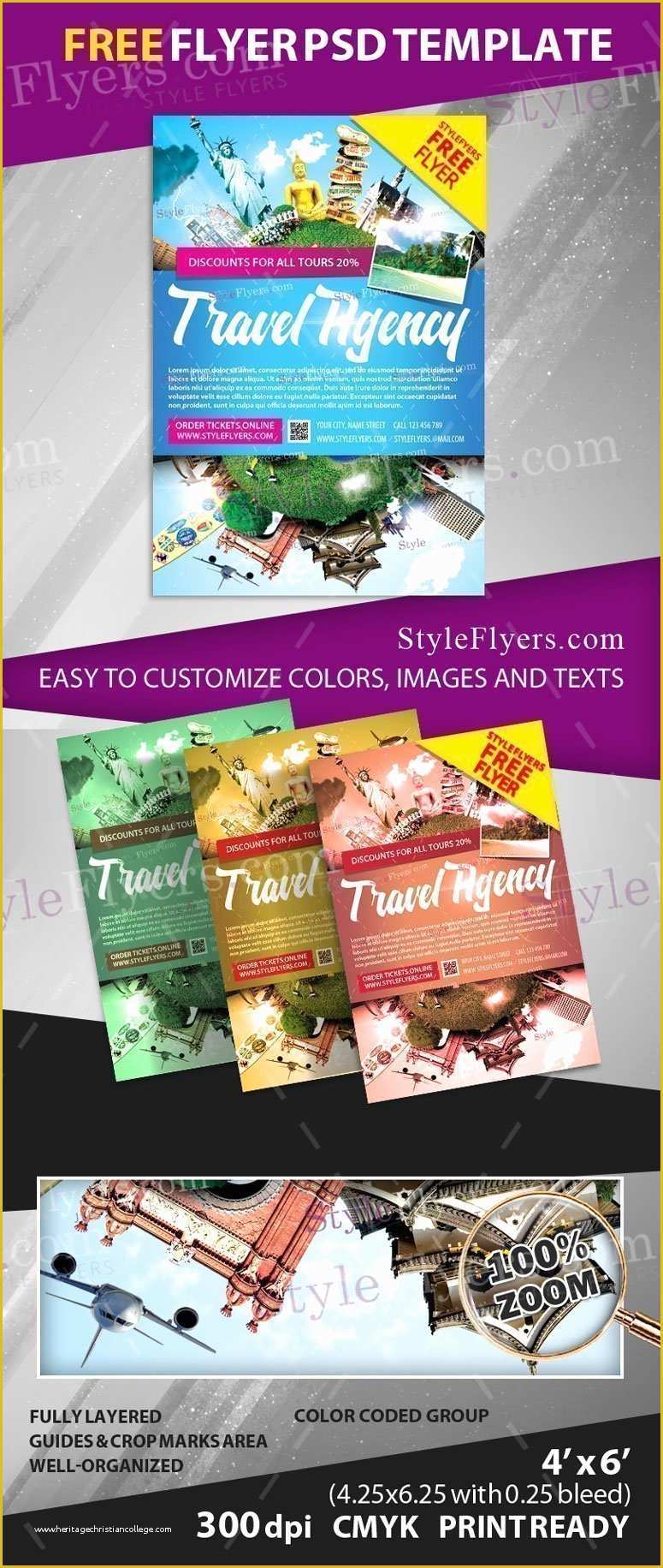 Travel Flyer Template Free Of Travel Agency Free Psd Flyer Template Free Download