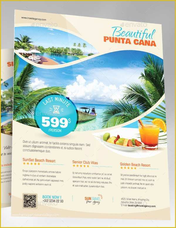 Travel Flyer Template Free Of Travel Flyer Design Yourweek 92b3f5eca25e