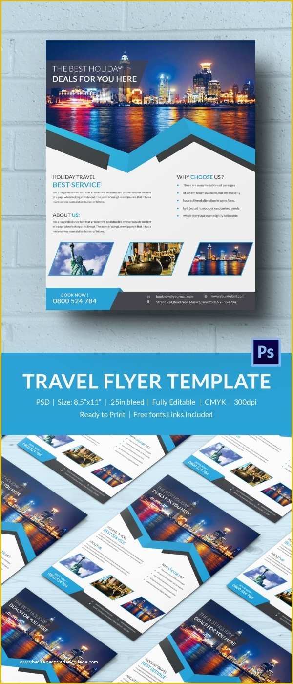 Travel Flyer Template Free Of Travel Flyer Template 43 Free Psd Ai Vector Eps