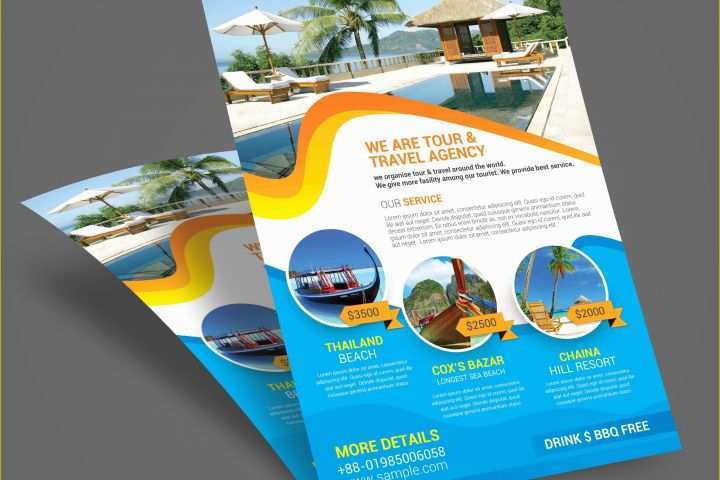 Travel Flyer Template Free Of Travel tour Flyer Template