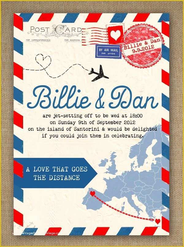 Travel themed Invitation Template Free Of 1000 Ideas About Airmail On Pinterest