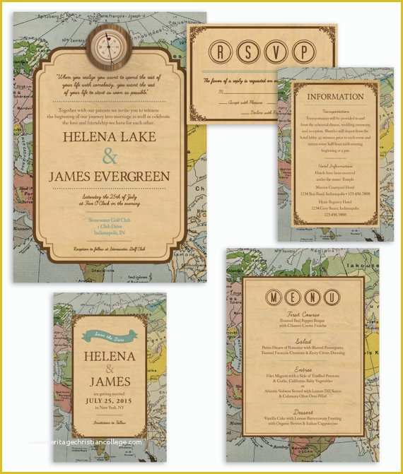 Travel themed Invitation Template Free Of Wedding Invitation Templates Travel themed Wedding