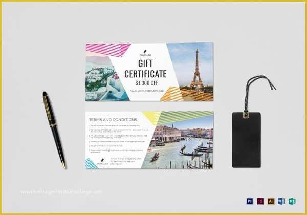 Travel Voucher Template Free Of 9 Travel Gift Certificate Templates Doc Pdf Psd