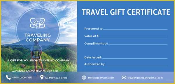 Travel Voucher Template Free Of Travel Certificate Template 9 Free Pdf Documents