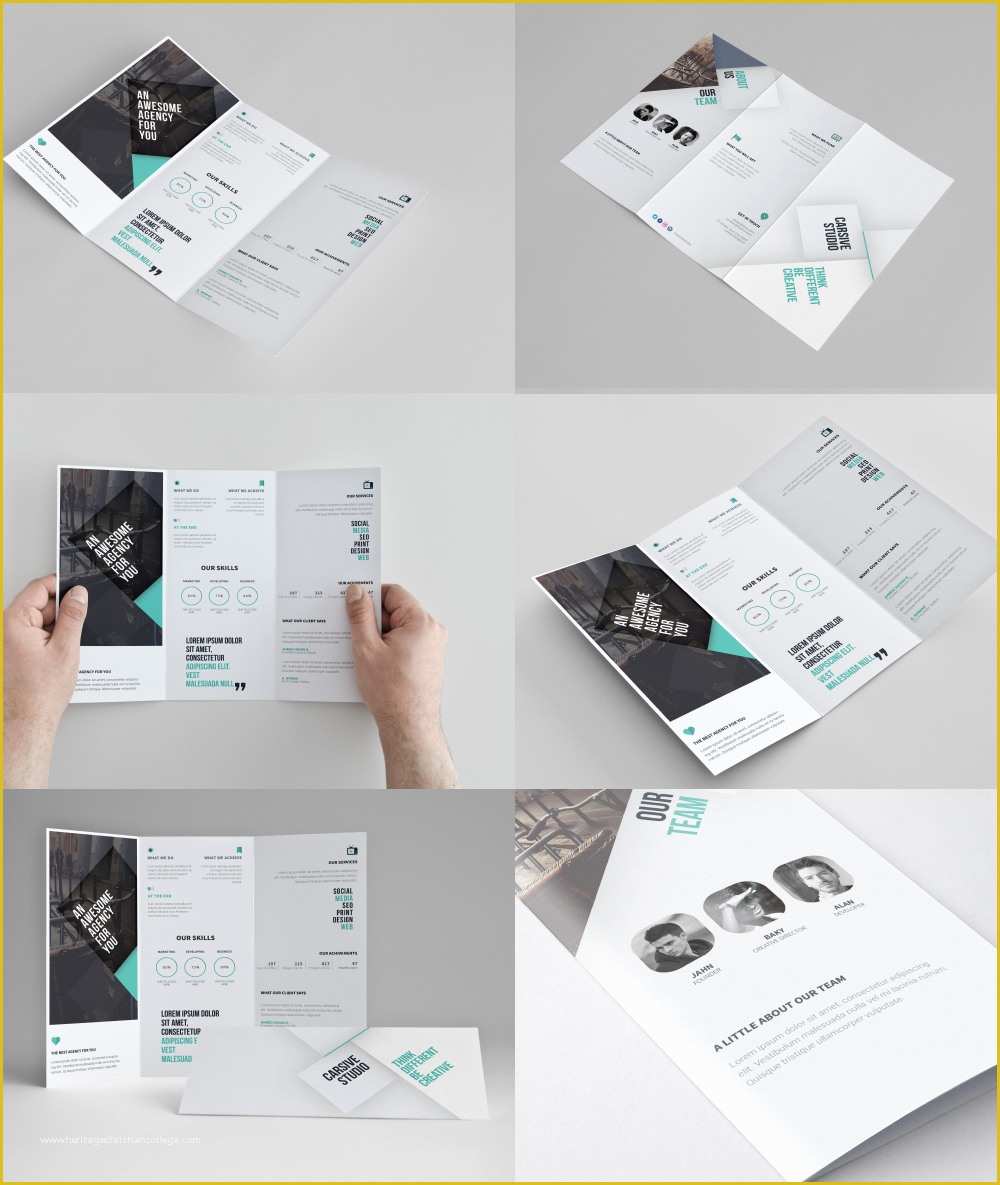 Tri Fold Brochure Template Free Of Corporate Tri Fold Brochure Template Free Psd Downl with