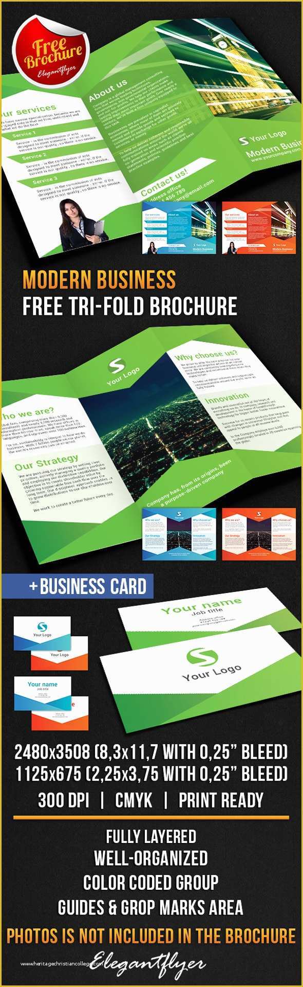 Tri Fold Brochure Template Psd Free Download Of 25 Best Free Psd Brochure Templates