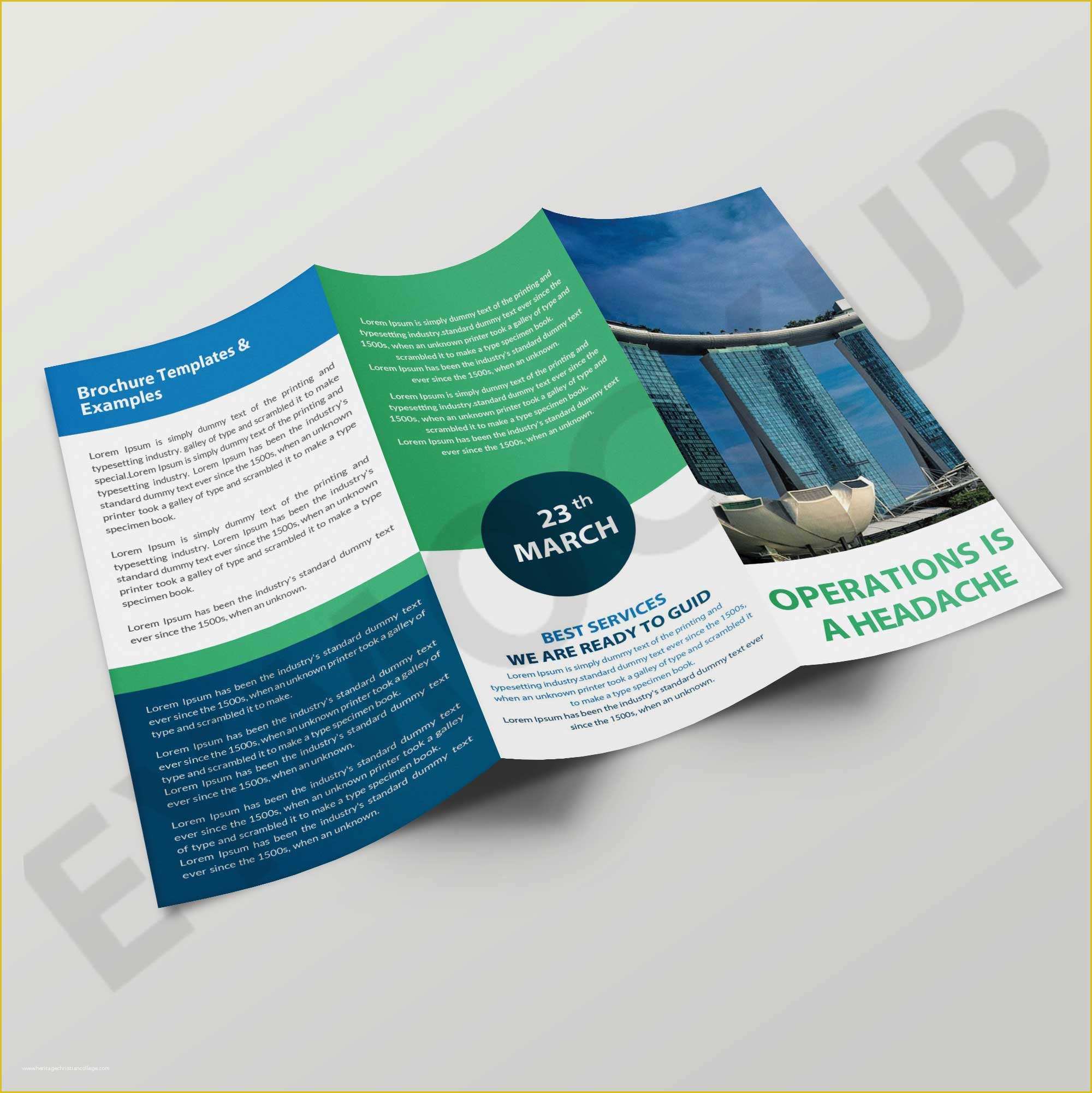 Tri Fold Brochure Template Psd Free Download Of Free Psd Download Tri Fold Brochure Template