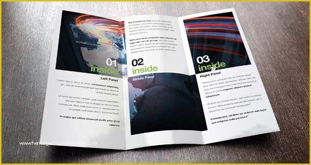 Tri Fold Brochure Template Psd Free Download Of Psd Tri Fold Mockup Template Vol4