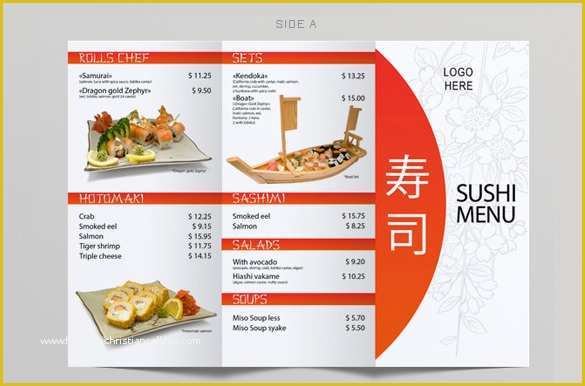 Tri Fold Menu Template Free Of 51 Restaurant Menu Templates Design Psd Docs Pages