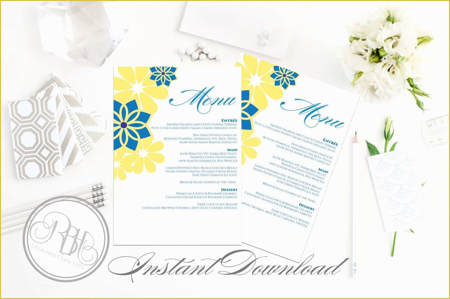 Tropical Menu Template Free Of Tropical Menu Party Template Instant Download Diy Text
