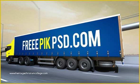 Truck Transport Website Templates Free Download Of Free Cargo Truck Mockup Psd On Behance