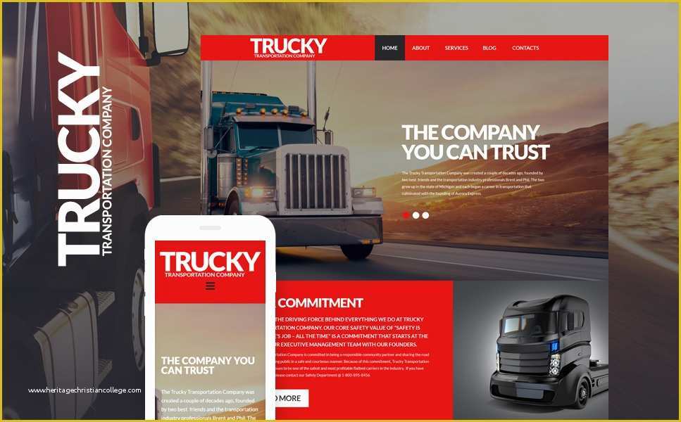 Truck Transport Website Templates Free Download Of Logistics Wp theme