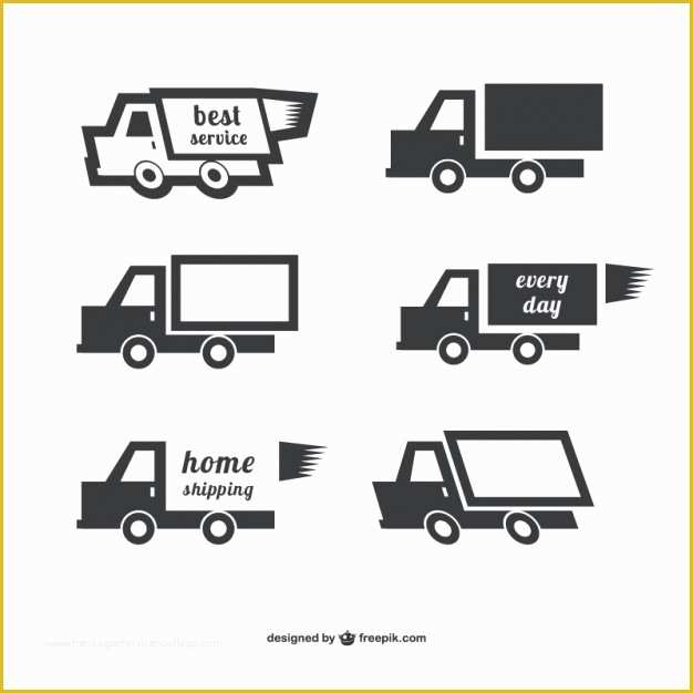 Truck Transport Website Templates Free Download Of Shipping Logo Vector