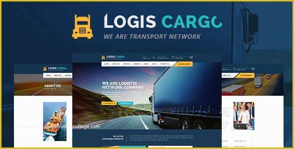 Trucking Transportation &amp; Logistics HTML Template Free Download Of Logiscargo Logistics and Cargo Wordpress theme by