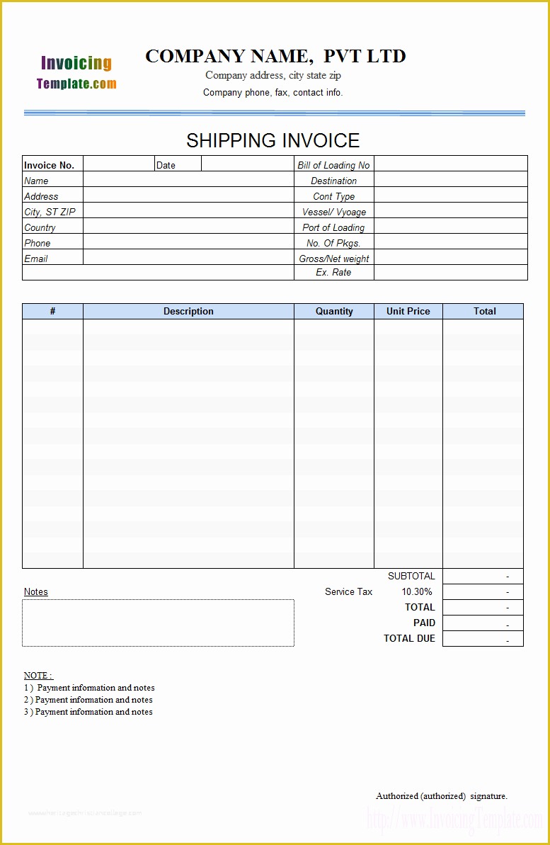 Trucking Transportation &amp; Logistics HTML Template Free Download Of Shipping Invoice Template 1