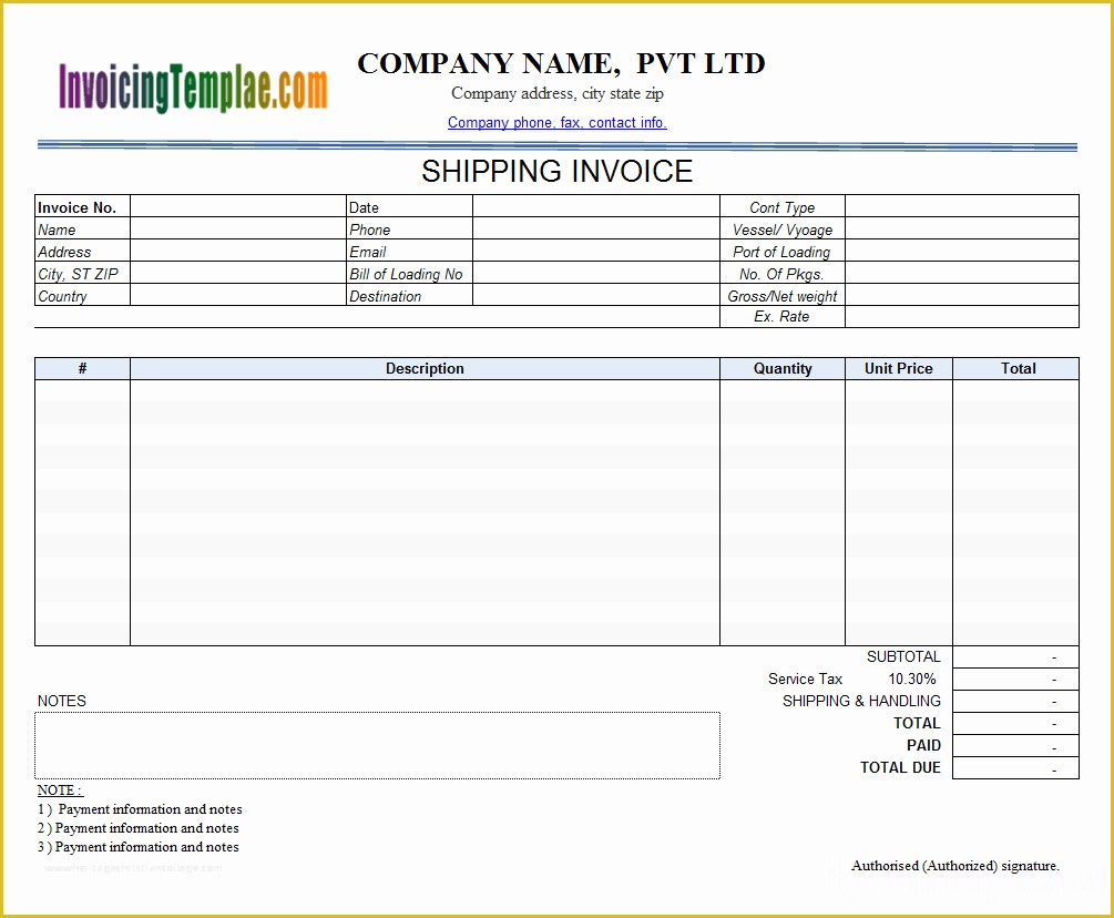 Trucking Transportation &amp; Logistics HTML Template Free Download Of Shipping Invoice Template 2