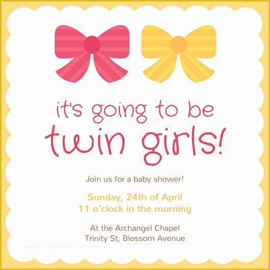 Twin Baby Shower Invitations Templates Free Of Customize 793 Baby Shower Invitation Templates Online Canva