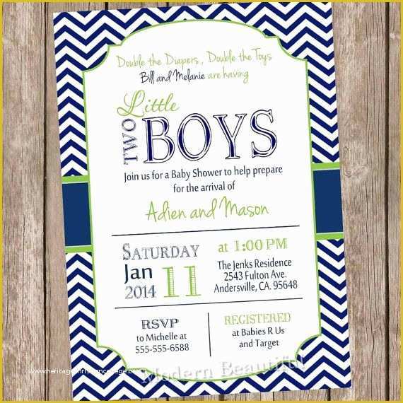 Twin Baby Shower Invitations Templates Free Of Surprising Ideas for A Shower Party
