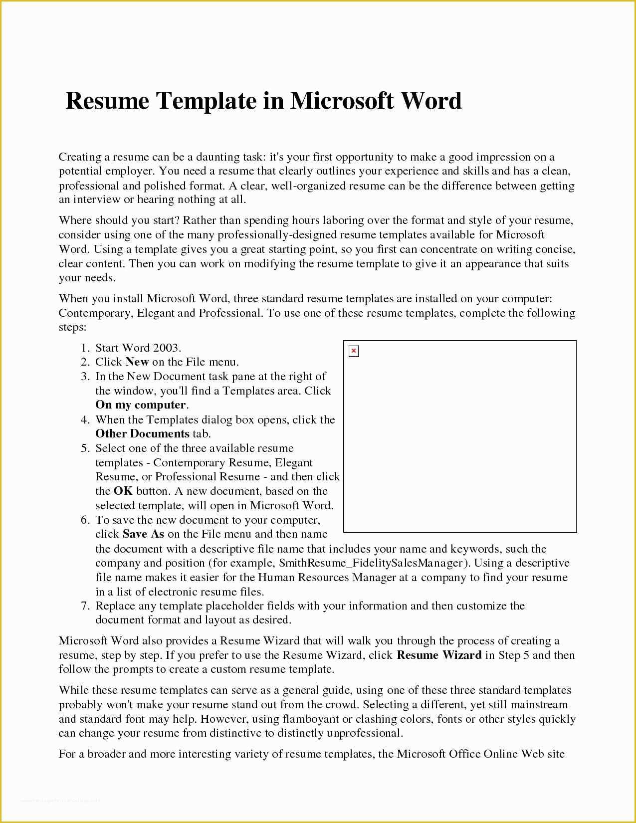 Two Column Resume Template Word Free Of Microsoft Word Resume Templates 2007 Best Free