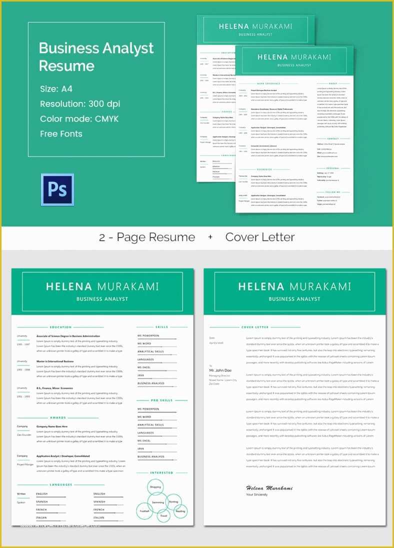 Two Column Resume Template Word Free Of Page Resumelate Word Free