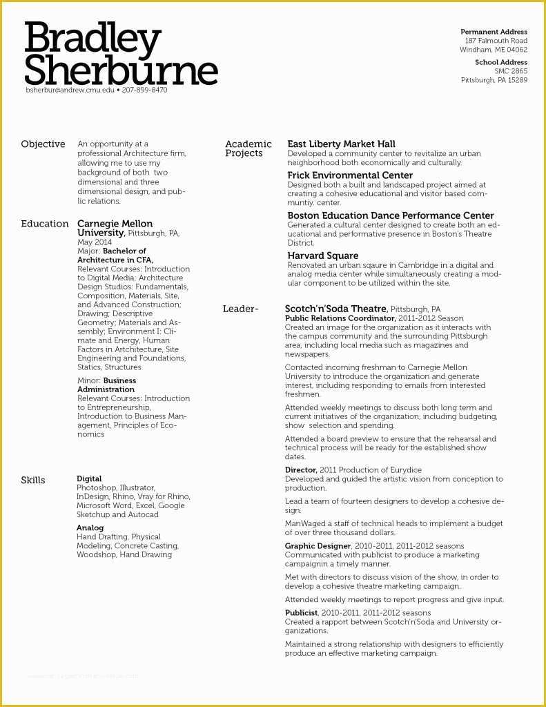 Two Column Resume Template Word Free Of Striking Design 2 Column Resume Template