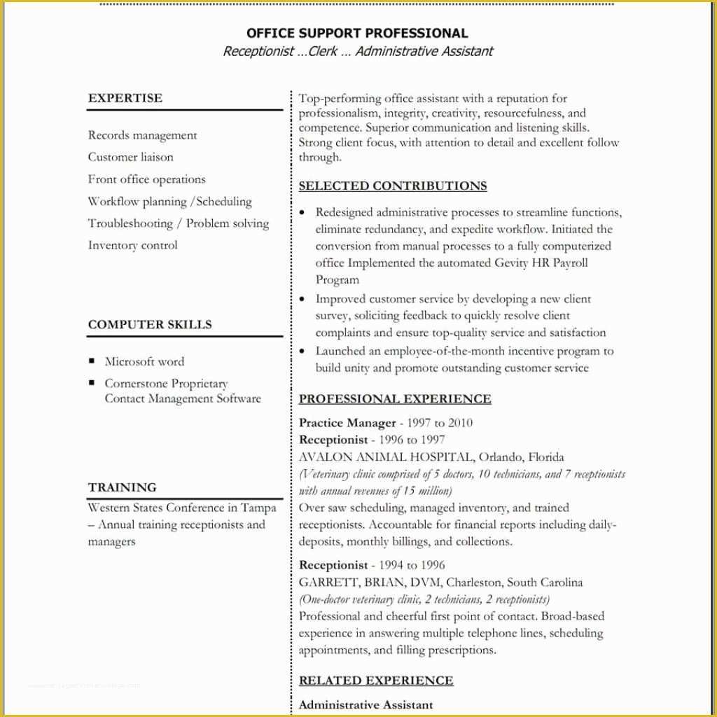  Two Column Resume Template Word Free Of 10 Best Resume Templates You 