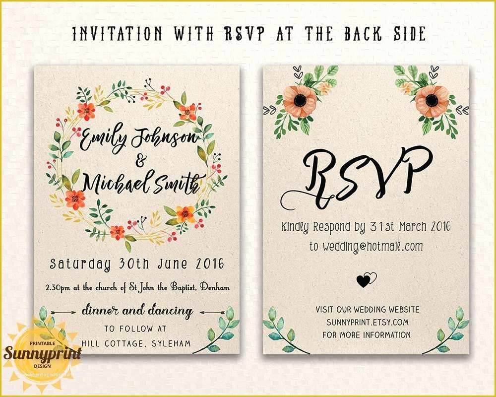 Typography Invitation Template Free Of Free Line Invitation Templates Printable Printable Pages