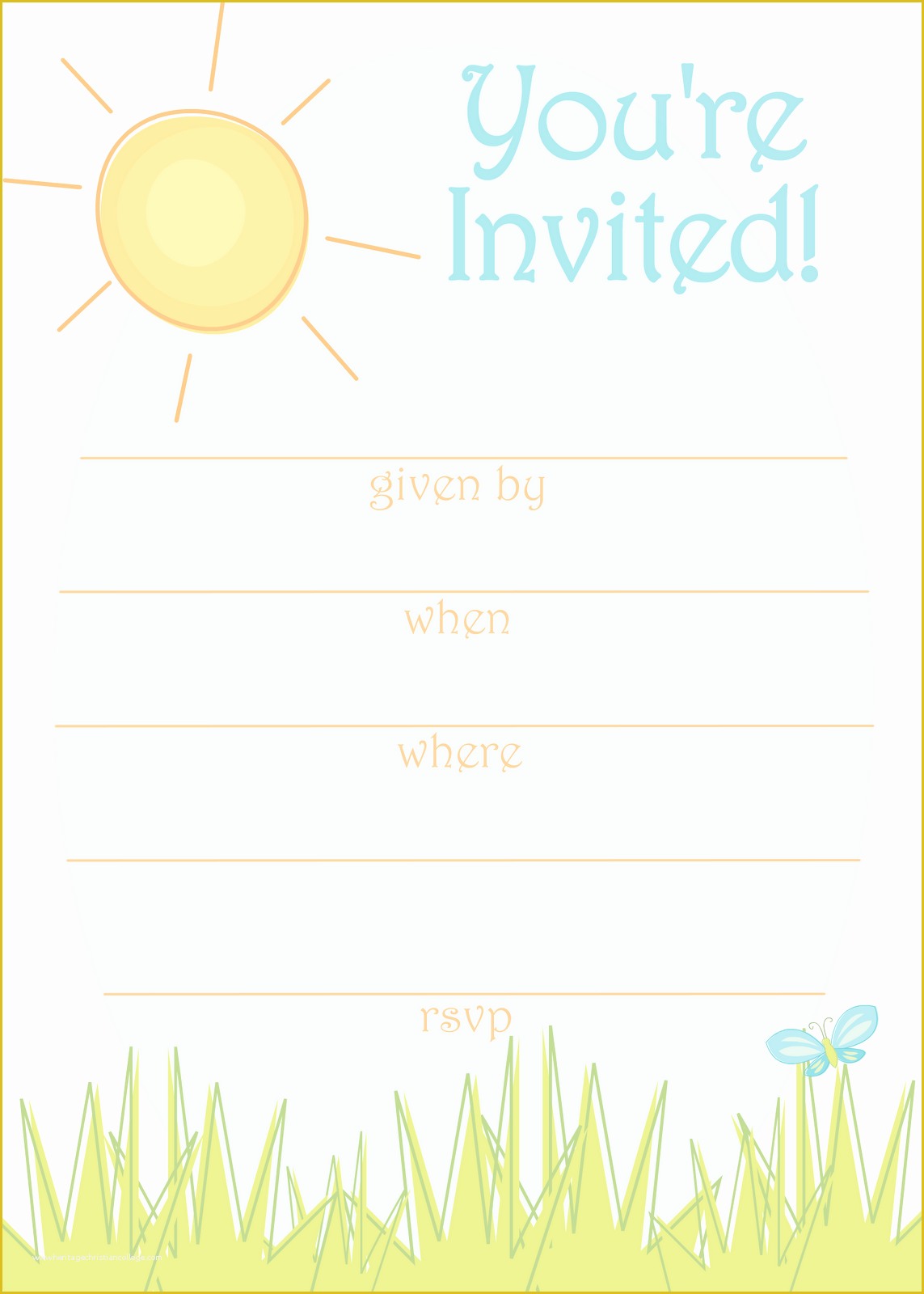 Typography Invitation Template Free Of Free Party Invitation Templates