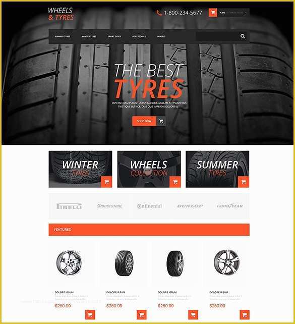 Tyre Website Template Free Download Of 8 Car Websites Opencart themes &amp; Templates