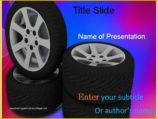 Tyre Website Template Free Download Of Tires Ppt Template Ppt Slides Tires Powerpoint Template
