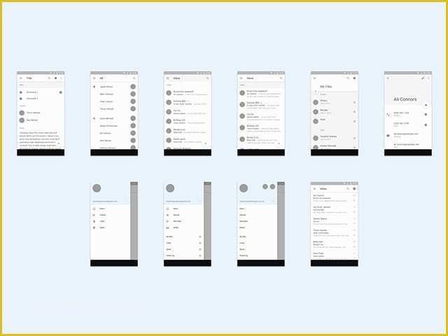 Ui Design Templates Free Of android L Ui Template Sketch Freebiesbug
