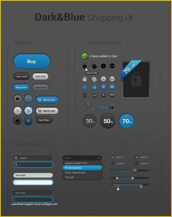 Ui Design Templates Free Of Store Ui Design Template