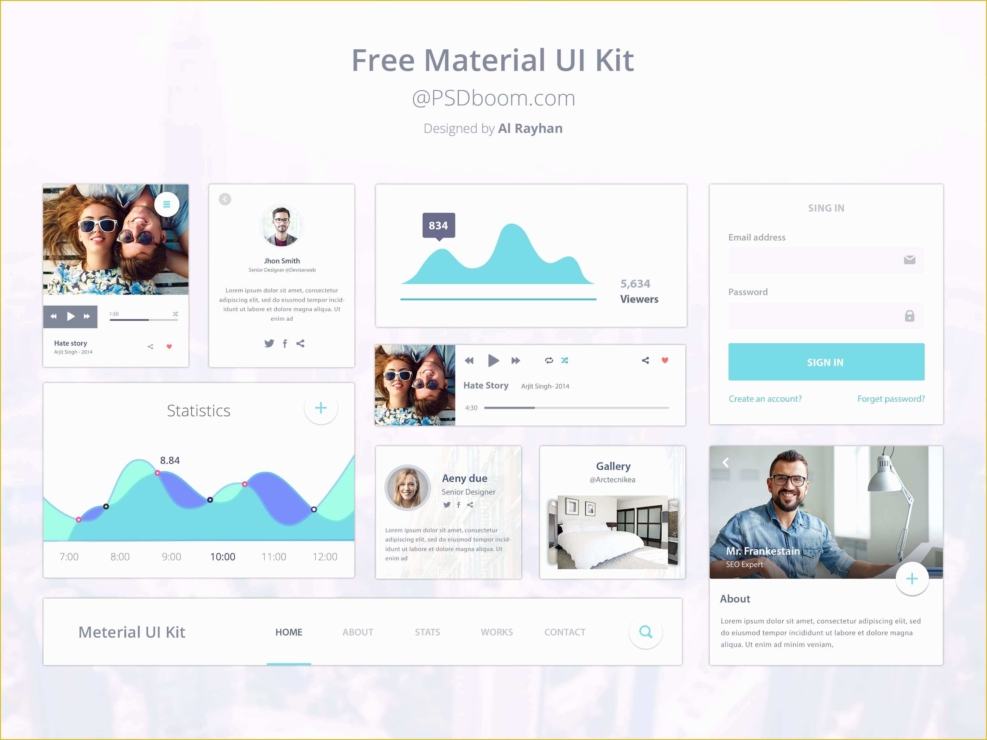 Ui Design Templates Free Of top 10 Free Material Design Psd Templates and Ui Kits