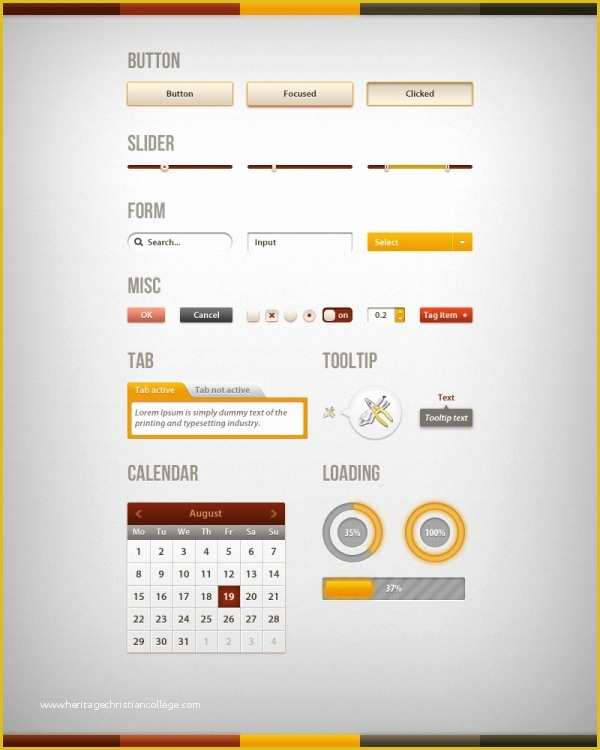 Ui Design Templates Free Of Web Ui Design Psd Template