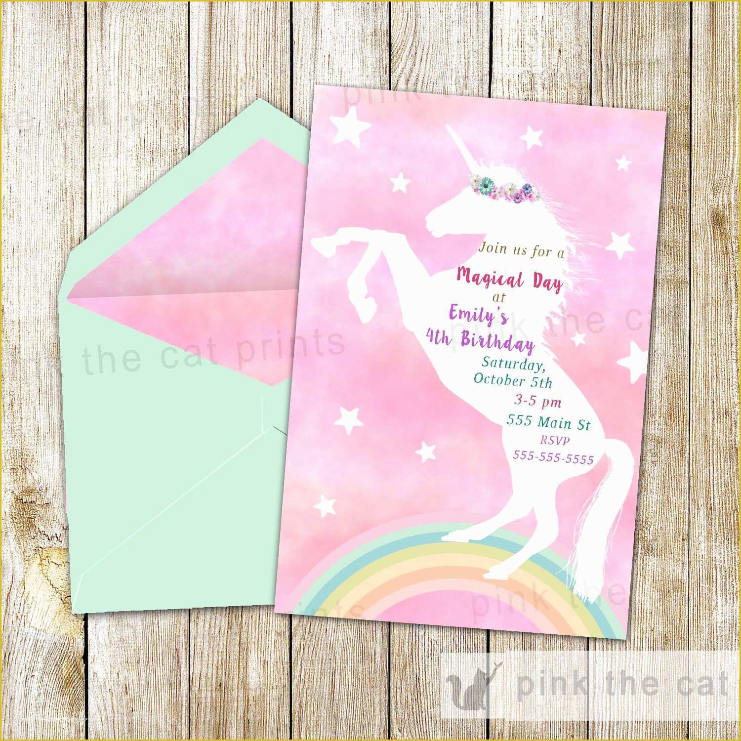 Unicorn Party Invitations Free Template Of Free Printable Unicorn Invitations Freebies