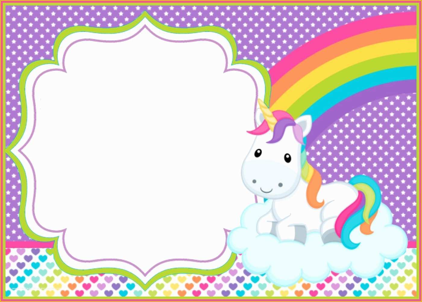 Unicorn Party Invitations Free Template Of How You Can Make First Birthday Invitations Special