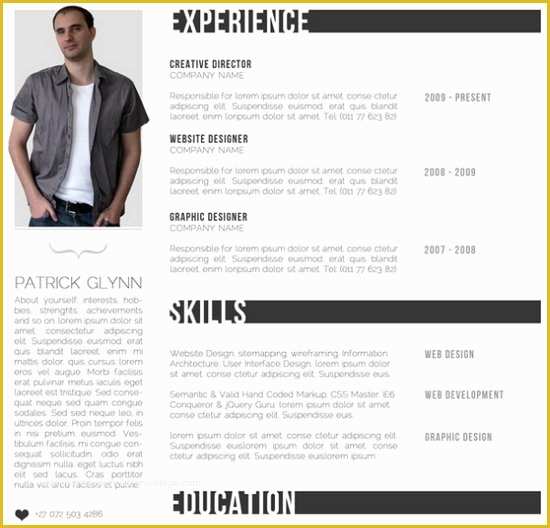 Unique Resume Templates Free Of Download 35 Free Creative Resume Cv Templates Xdesigns