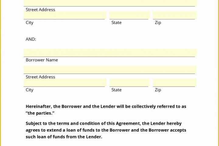 Unsecured Loan Agreement Template Free Of Simple Loan Agreement Sample Vatansun