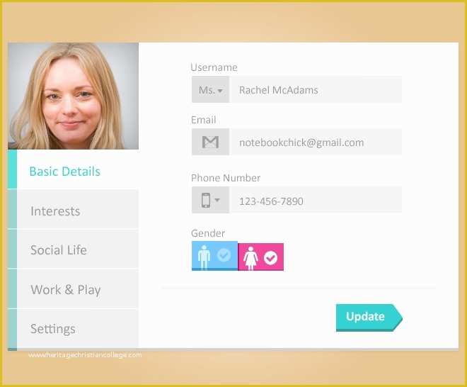 User Profile Website Template Free Of 25 App Profile Page Designs Psd Vector Eps Jpg