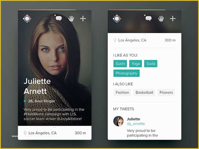 User Profile Website Template Free Of 30 Brilliant Examples Ui Cards
