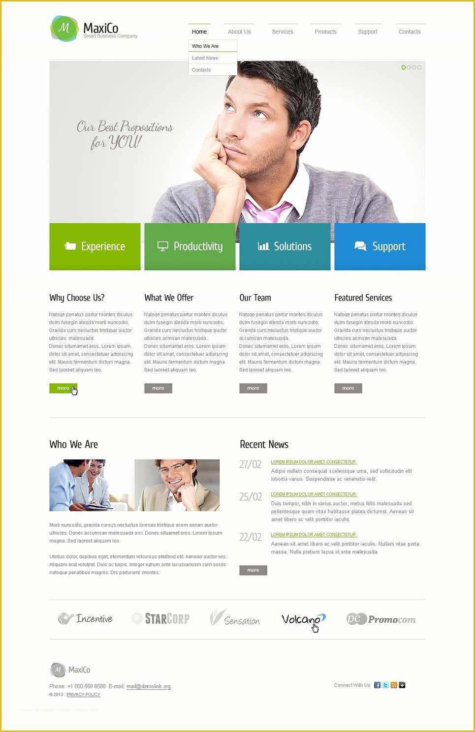 User Profile Website Template Free Of Consulting Responsive Website Template
