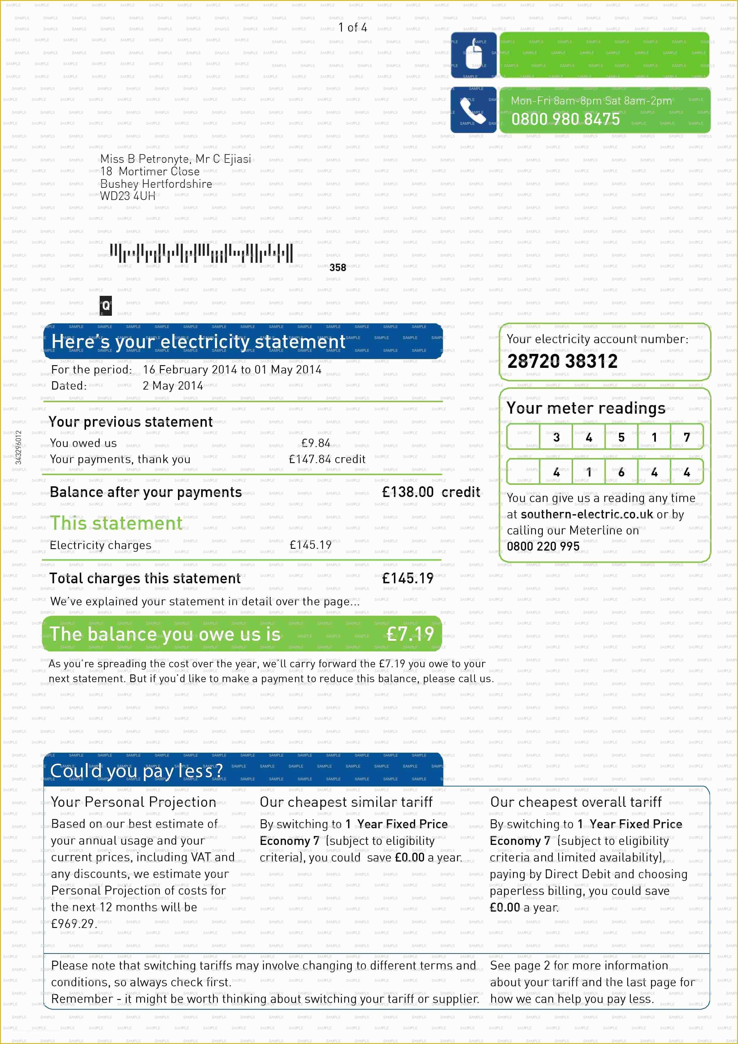 Utility Bill Template Free Download Of Inspiration Template Fake Bank Statement Utility Bill