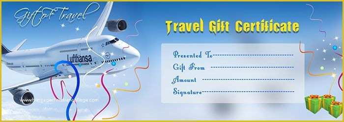 47 Vacation Gift Certificate Template Free