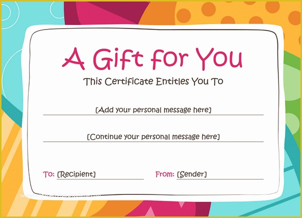 Vacation Gift Certificate Template Free Of Easter Gift Certificate Templates – Happy Easter