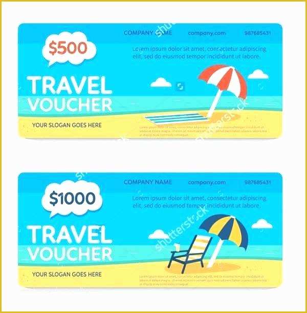 Vacation Gift Certificate Template Free Of Travel Expense Voucher Template Petty Cash form Request