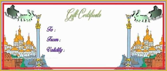 Vacation Gift Certificate Template Free Of Vacation Gift Certificate Template 34 Word Psd Files