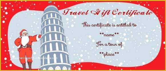 Vacation Gift Certificate Template Free Of Vacation Gift Certificate Template 34 Word Psd Files