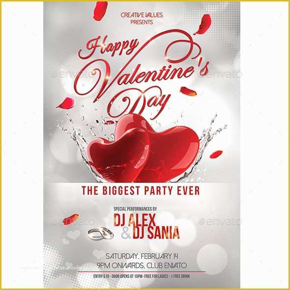 Valentine Flyer Template Free Of 17 Best Valentines Day Flyers & Cards Templates 2017