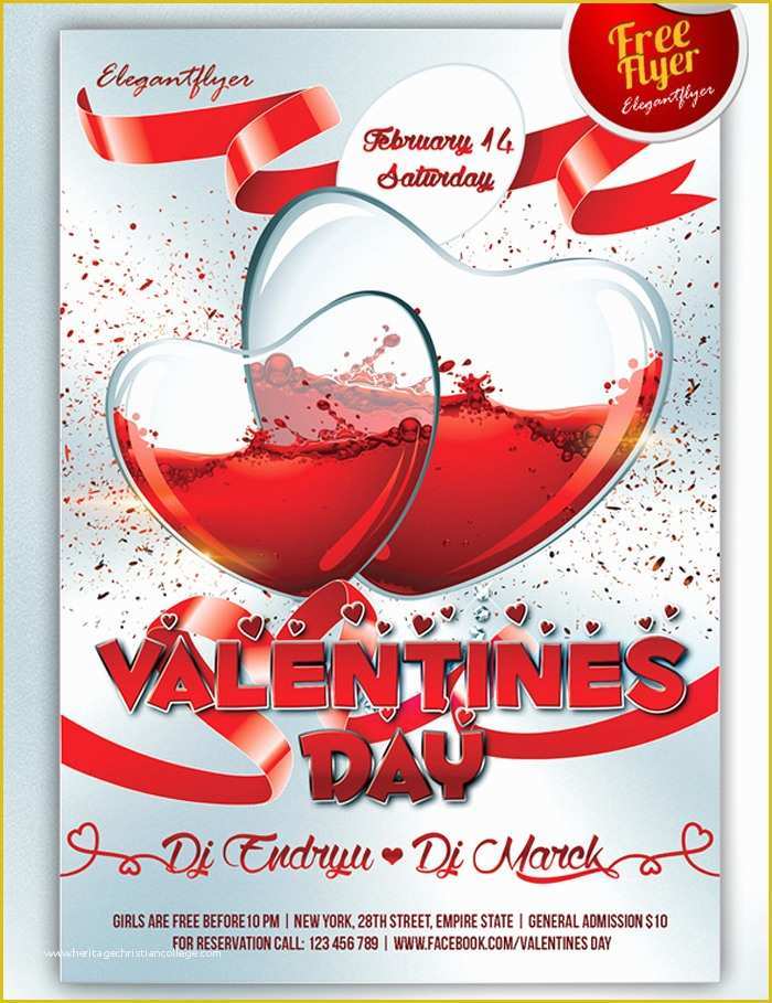 Valentine Flyer Template Free Of 26 Free Valentines Day Flyer Templates for Download