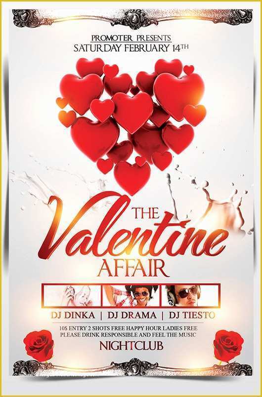 Valentine Flyer Template Free Of 7 Best Of Valentine Flyer Template Free Printable